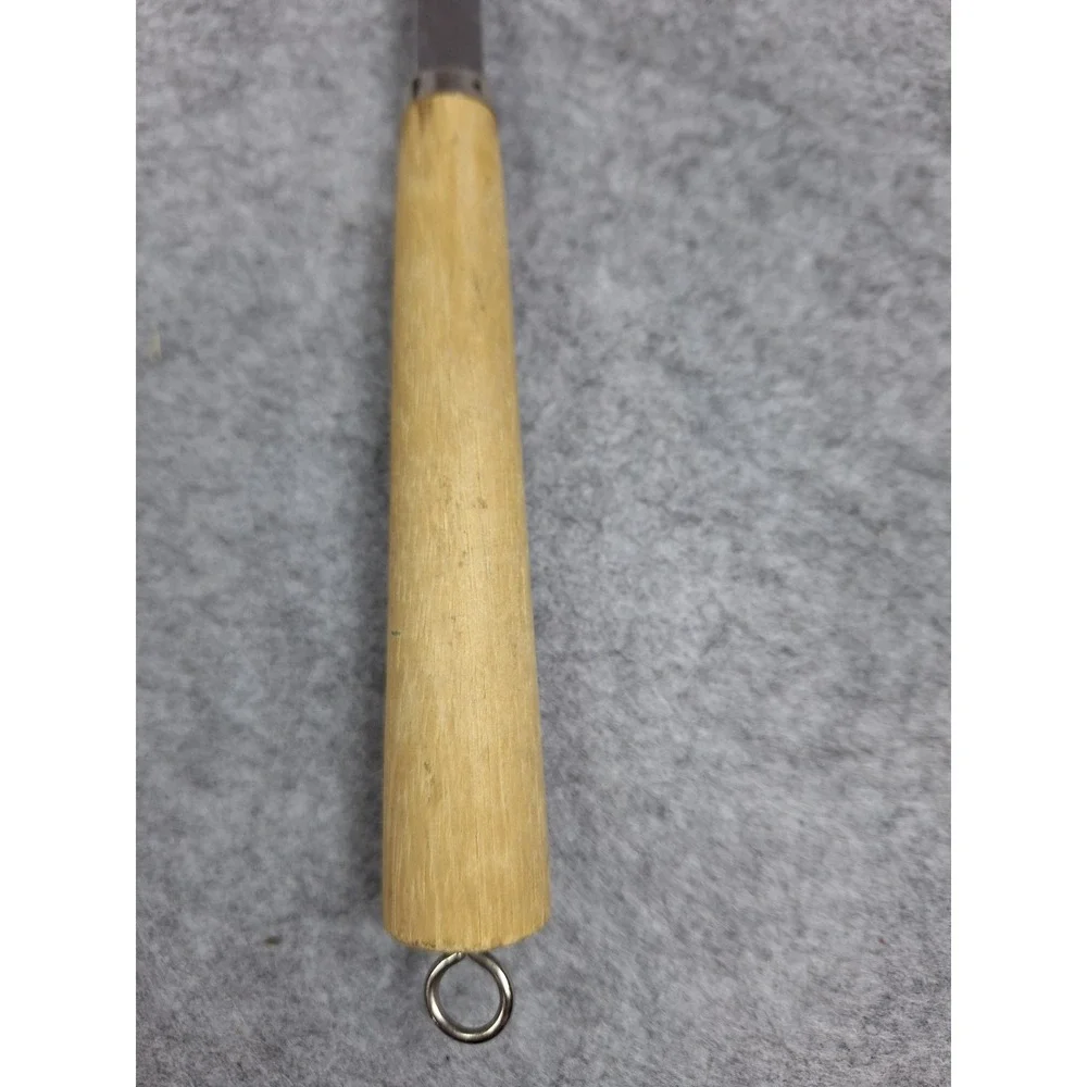 Vintage Spatula Turner Stainless Steel Wood Handle 13